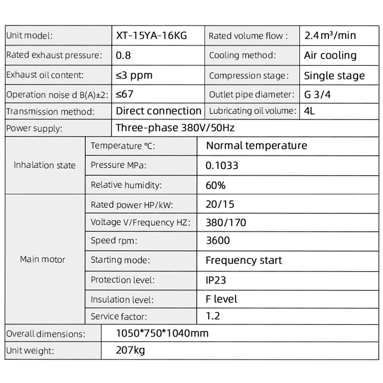 XT-15-16KG